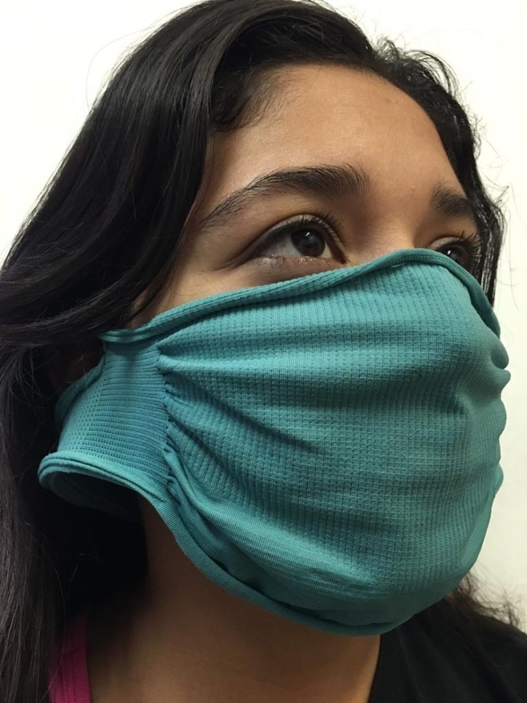 Barbijo Reutilizable Verde Tela Lavable Cubreboca Elastico