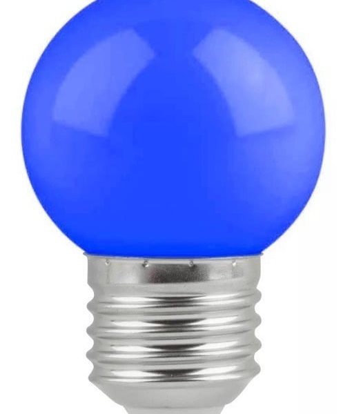 Lampara Led Gota 1w Azul Etheos Guirnalda Decorativa