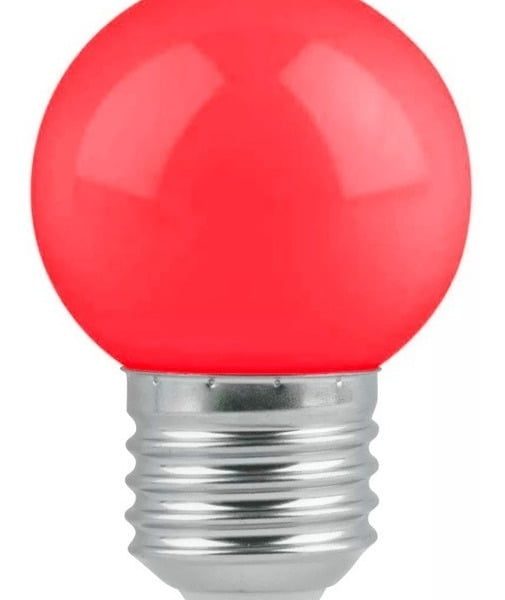 Pack X 10 Lamparas Led Gota 1w Roja Etheos Guirnalda Color De La Luz Rojo