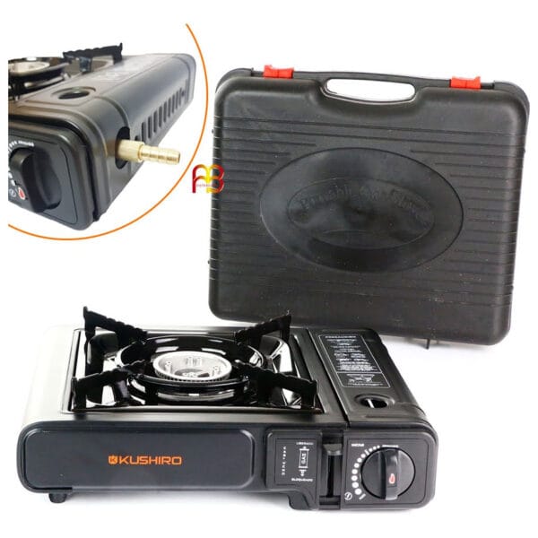 Calentador Anafe De Gas Butano Portátil De Camping C/maletin