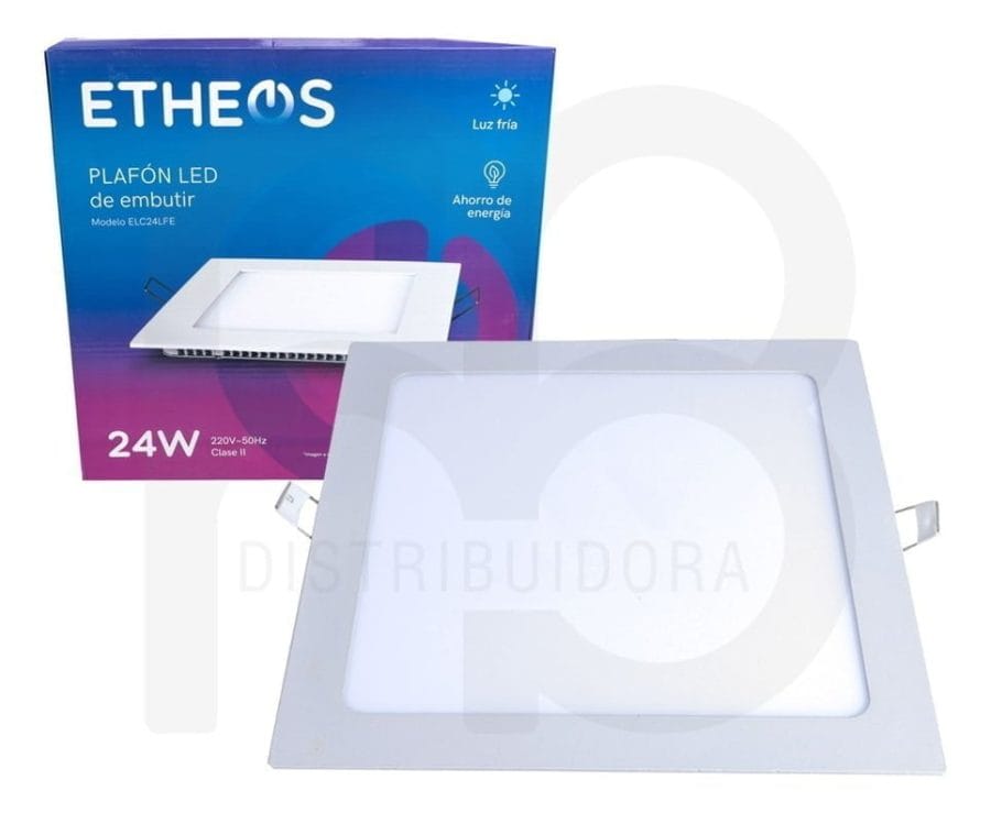 Plafon Led Embutir 24w 1800 Lumen Cuadrado Luz Fría Blanco - Image 3