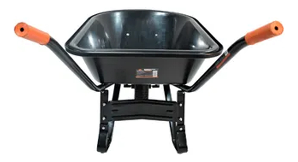 Carretilla 120 Lt Reforzada 300 Kg Plastica Rueda Neumatica - Imagen 5