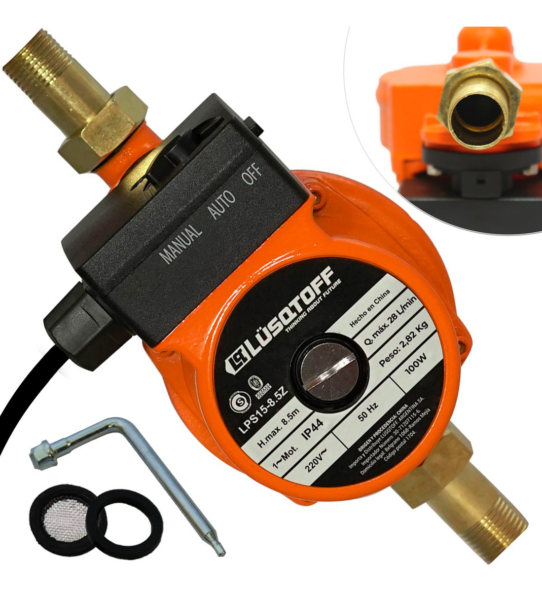 Bomba Presurizadora Elevadora Presion Calefon 2baños Termota